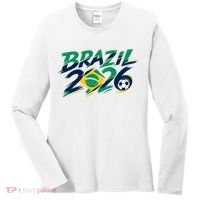 Brazil 2026 Soccer World Fan Apparel Women's Long Sleeve Shirt thumb 0