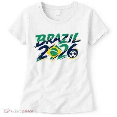 Brazil 2026 Soccer World Fan Apparel Women's T-Shirt
