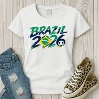 Brazil 2026 Soccer World Fan Apparel Women's T-Shirt thumb 3