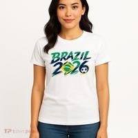 Brazil 2026 Soccer World Fan Apparel Women's T-Shirt thumb 4