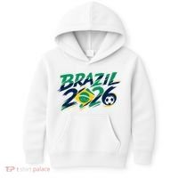 Brazil 2026 Soccer World Fan Apparel Kids Hoodie thumb 0