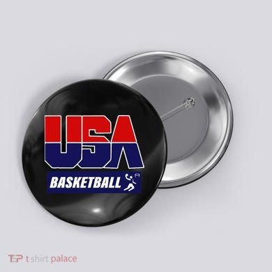 Basketball 2024 Usa Button