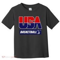Basketball 2024 Usa Toddler T-Shirt thumb 0