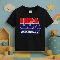 Basketball 2024 Usa Toddler T-Shirt thumb 3
