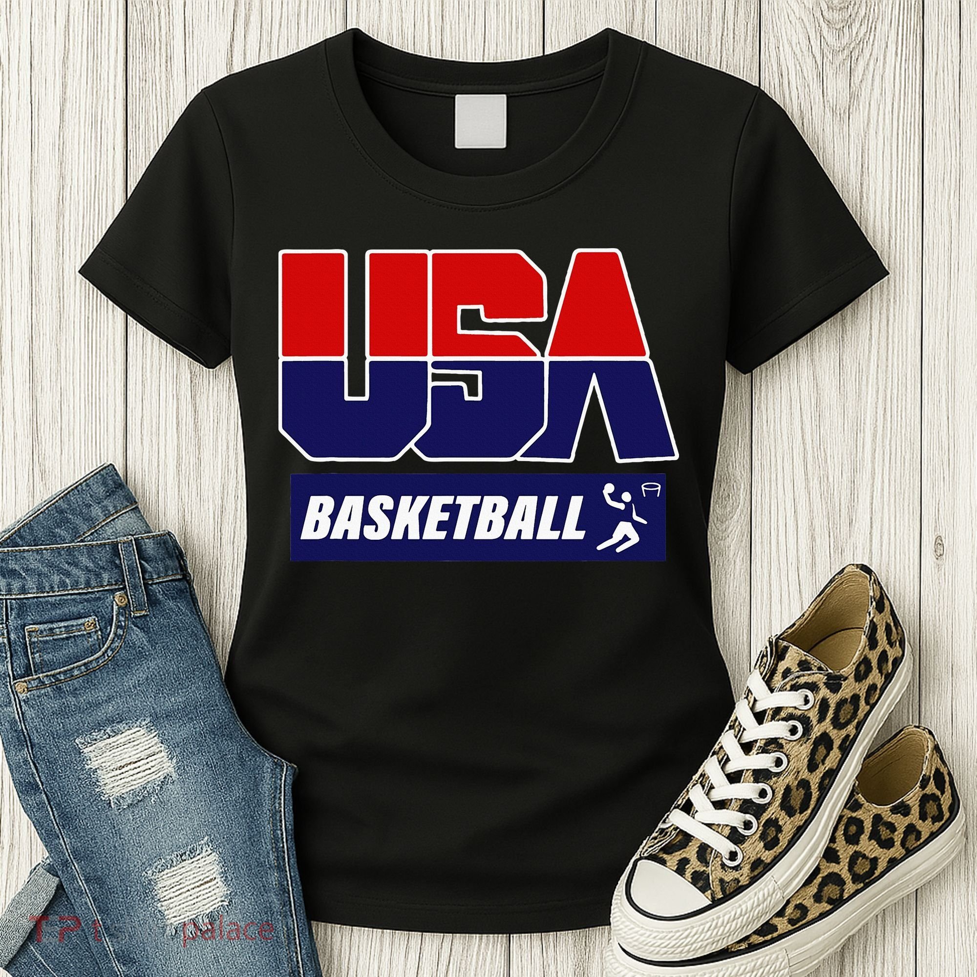 Basketball 2024 Usa Women's T-Shirt