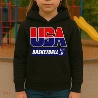 Basketball 2024 Usa Kids Hoodie thumb 3