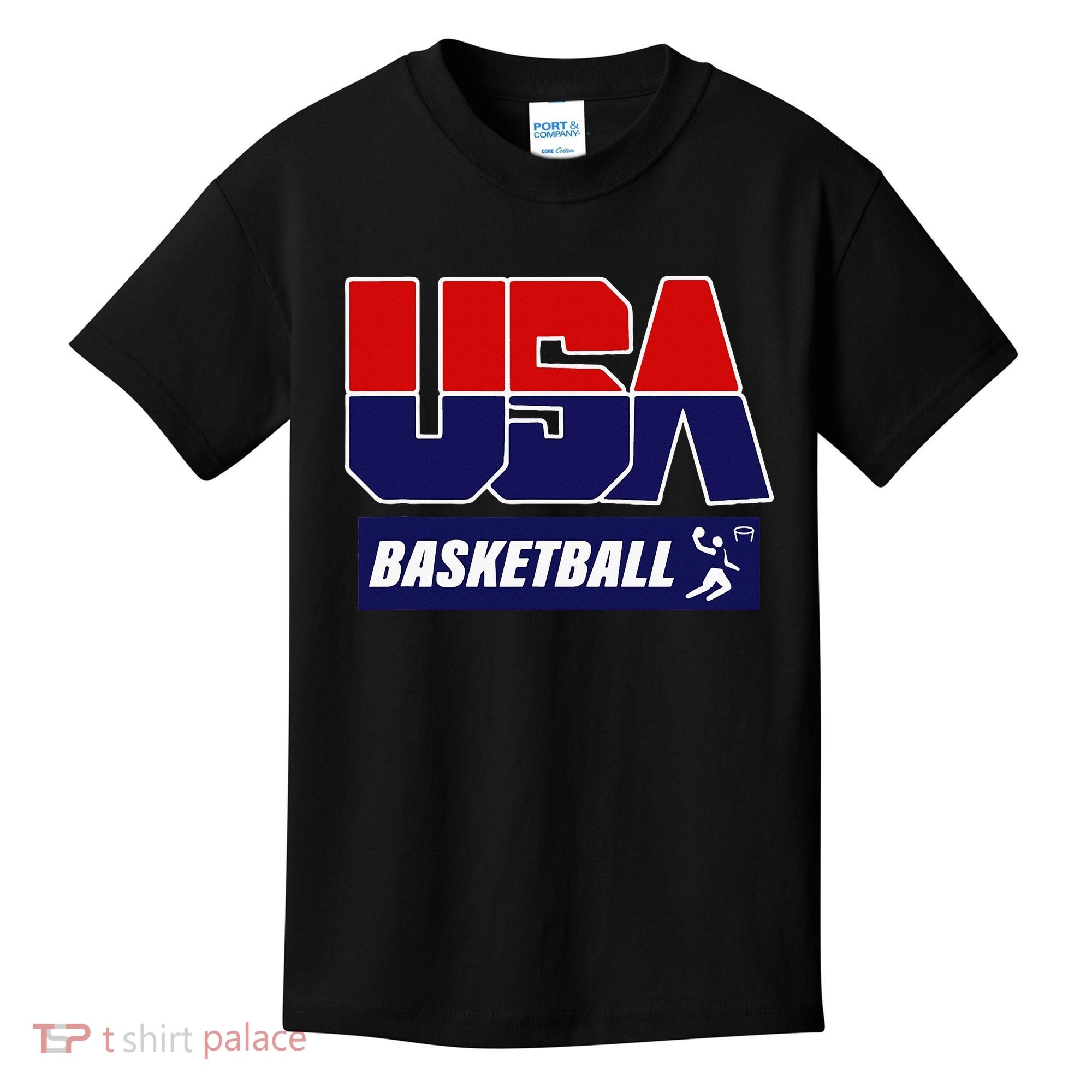 Basketball 2024 Usa Kids T-Shirt