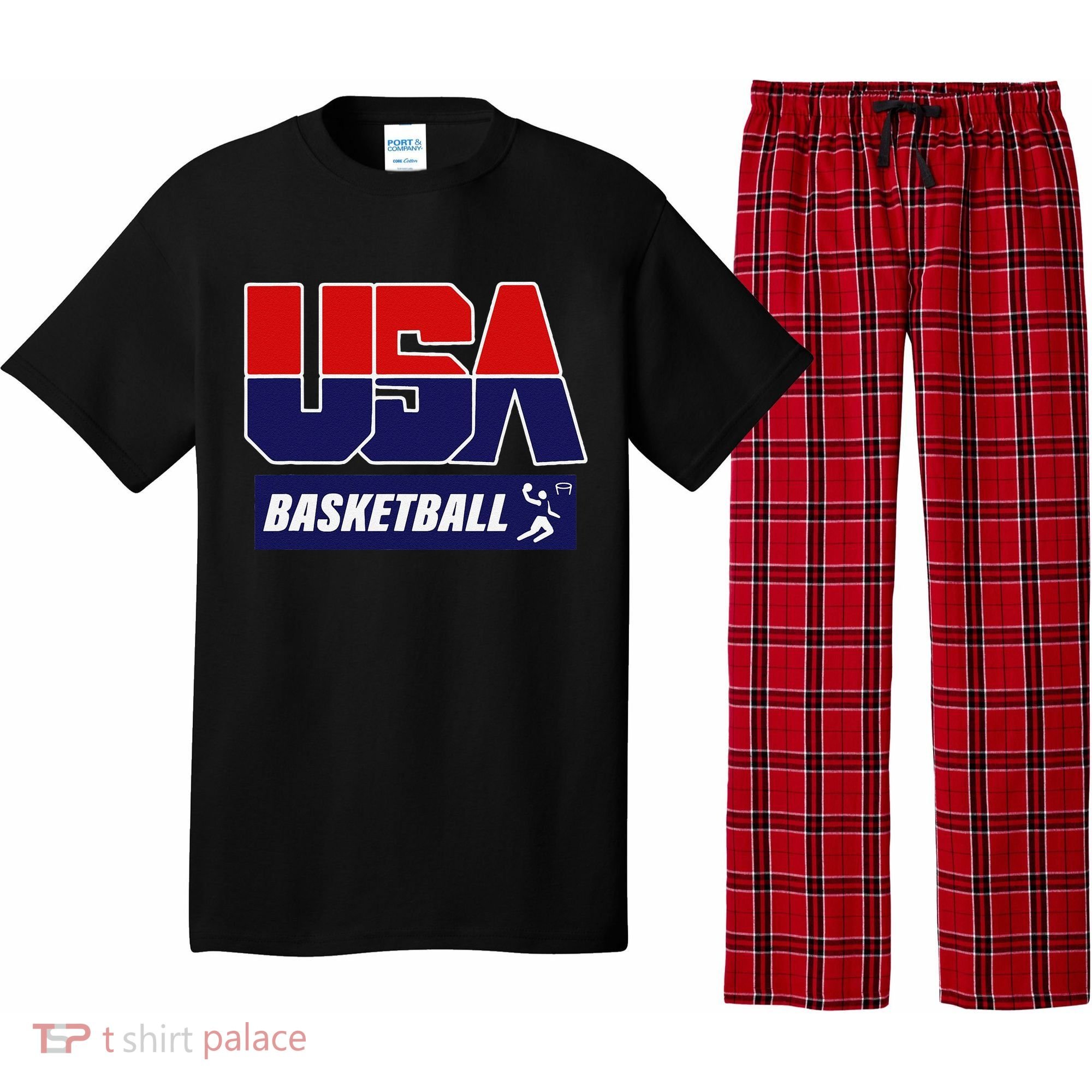 Basketball 2021 Usa Pajama Set