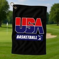 Basketball 2021 Usa Golf Towel thumb 1