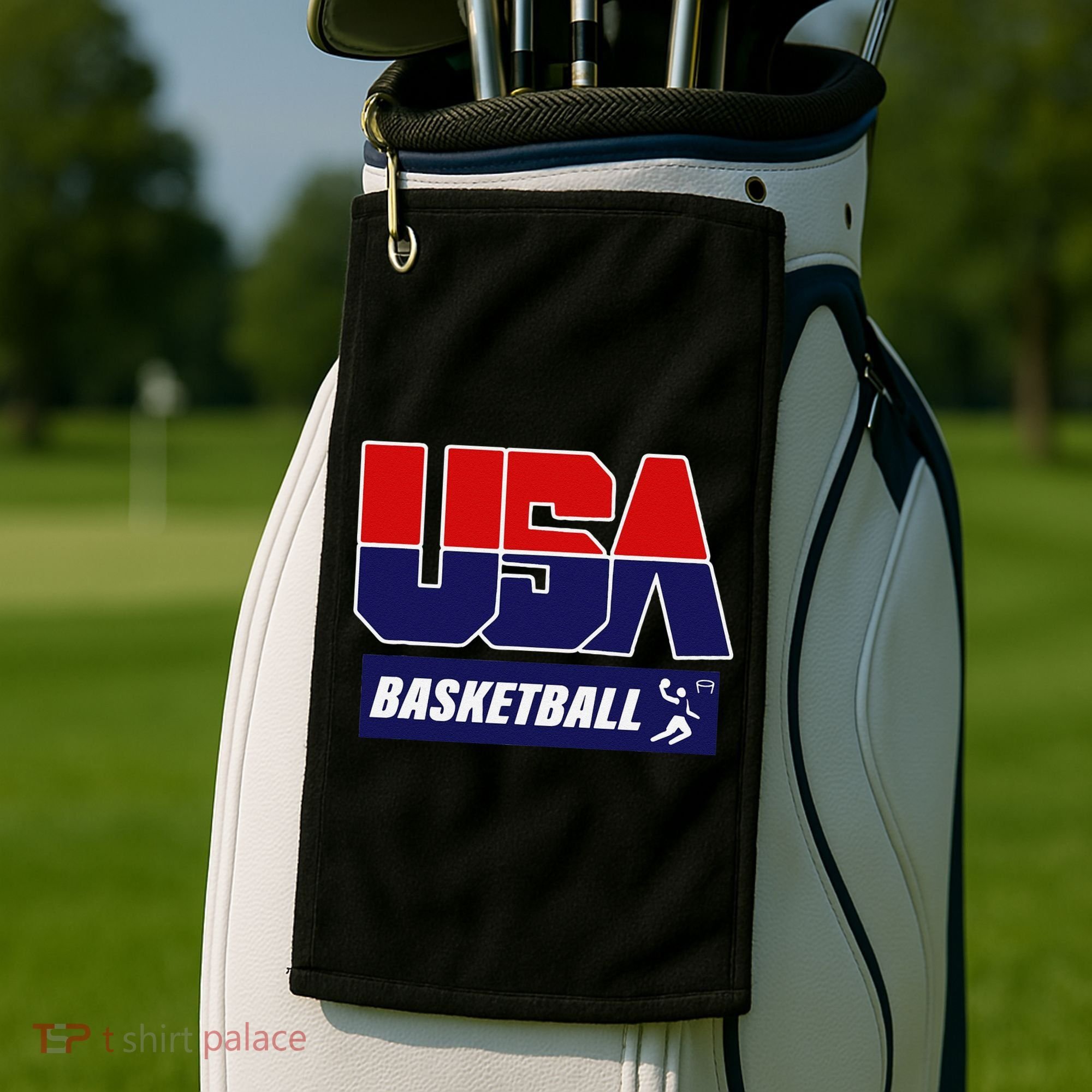 Basketball 2021 Usa Golf Towel