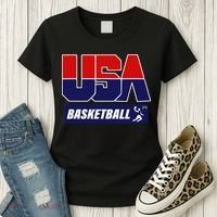 Basketball 2021 Usa Women's T-Shirt thumb 3