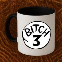 Bitch 3 Funny Halloween Drunk Girl Bachelorette Party Bitch Coffee Mug thumb 2