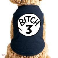 Bitch 3 Funny Halloween Drunk Girl Bachelorette Party Bitch Doggie Tank thumb 0