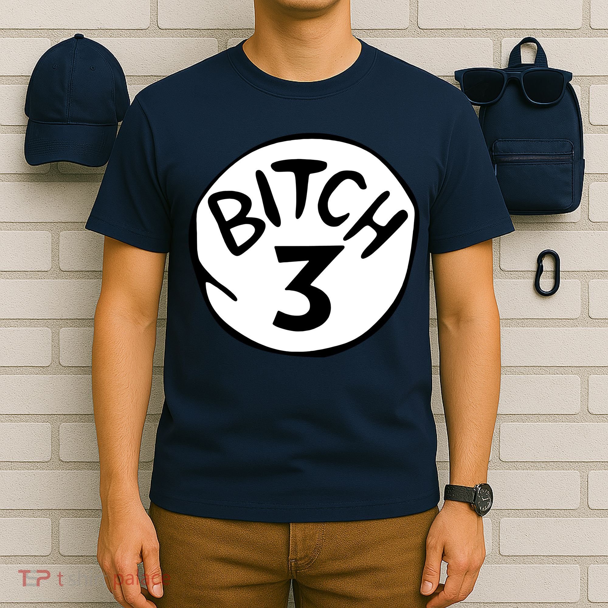 Bitch 3 Funny Halloween Drunk Girl Bachelorette Party Bitch T-Shirt