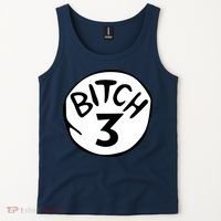 Bitch 3 Funny Halloween Drunk Girl Bachelorette Party Bitch Tank Top thumb 2