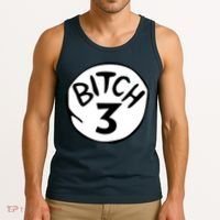 Bitch 3 Funny Halloween Drunk Girl Bachelorette Party Bitch Tank Top thumb 3