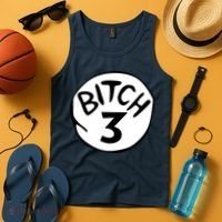 Bitch 3 Funny Halloween Drunk Girl Bachelorette Party Bitch Tank Top thumb 4