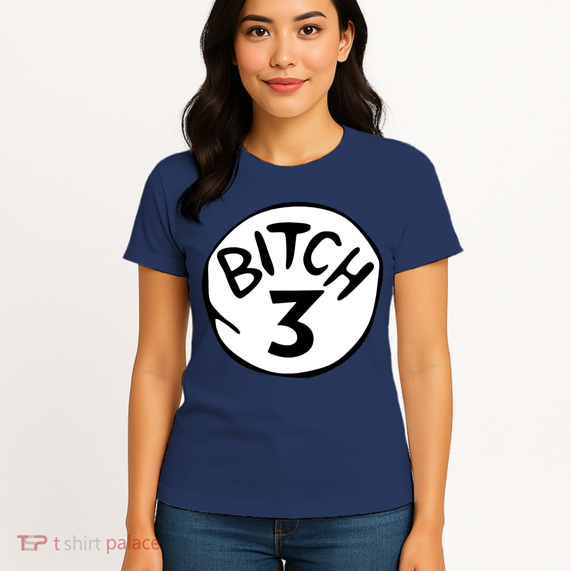 Bitch 3 Funny Halloween Drunk Girl Bachelorette Party Bitch Women's T-Shirt