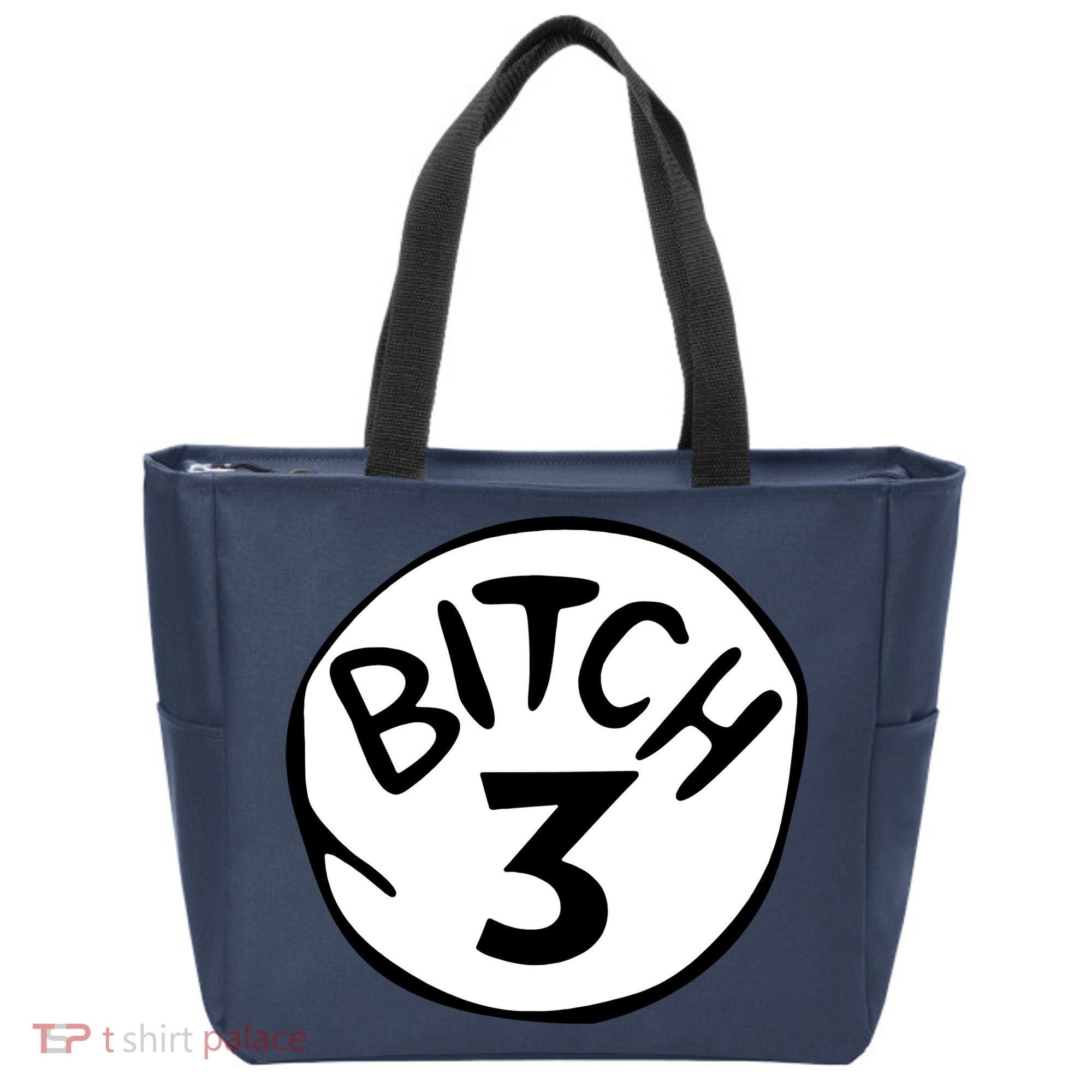 Bitch 3 Funny Halloween Drunk Girl Bachelorette Party Bitch Tote Bag
