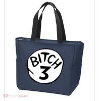 Bitch 3 Funny Halloween Drunk Girl Bachelorette Party Bitch Tote Bag thumb 3
