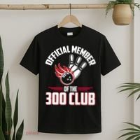 Bowling 300 Great Gift 300 Club Member Funny Bowler Gift T-Shirt thumb 2