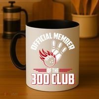 Bowling 300 Great Gift 300 Club Member Funny Bowler Gift Coffee Mug thumb 4