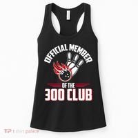 Bowling 300 Great Gift 300 Club Member Funny Bowler Gift Women's Tank Top thumb 0