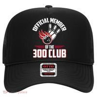 Bowling 300 Great Gift 300 Club Member Funny Bowler Gift Hat thumb 0