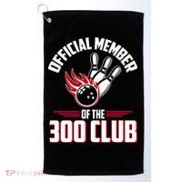 Bowling 300 Great Gift 300 Club Member Funny Bowler Gift Golf Towel thumb 0