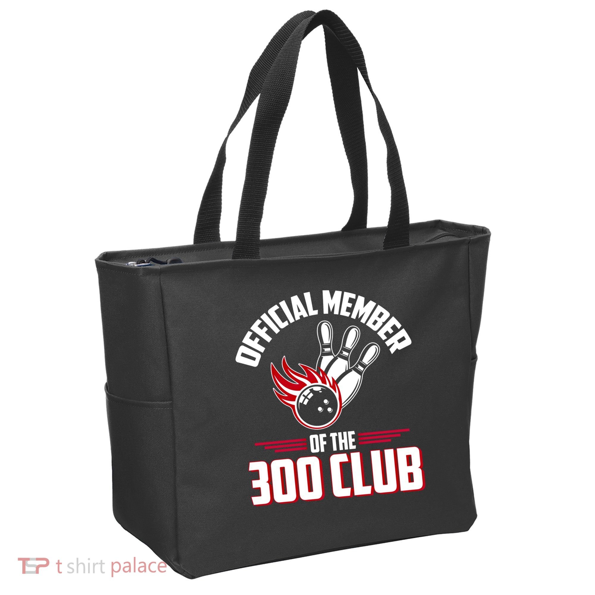 Bowling 300 Great Gift 300 Club Member Funny Bowler Gift Tote Bag