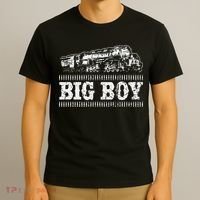 Big 4000 Classic Steam Locomotive Vintage American Train T-Shirt thumb 3