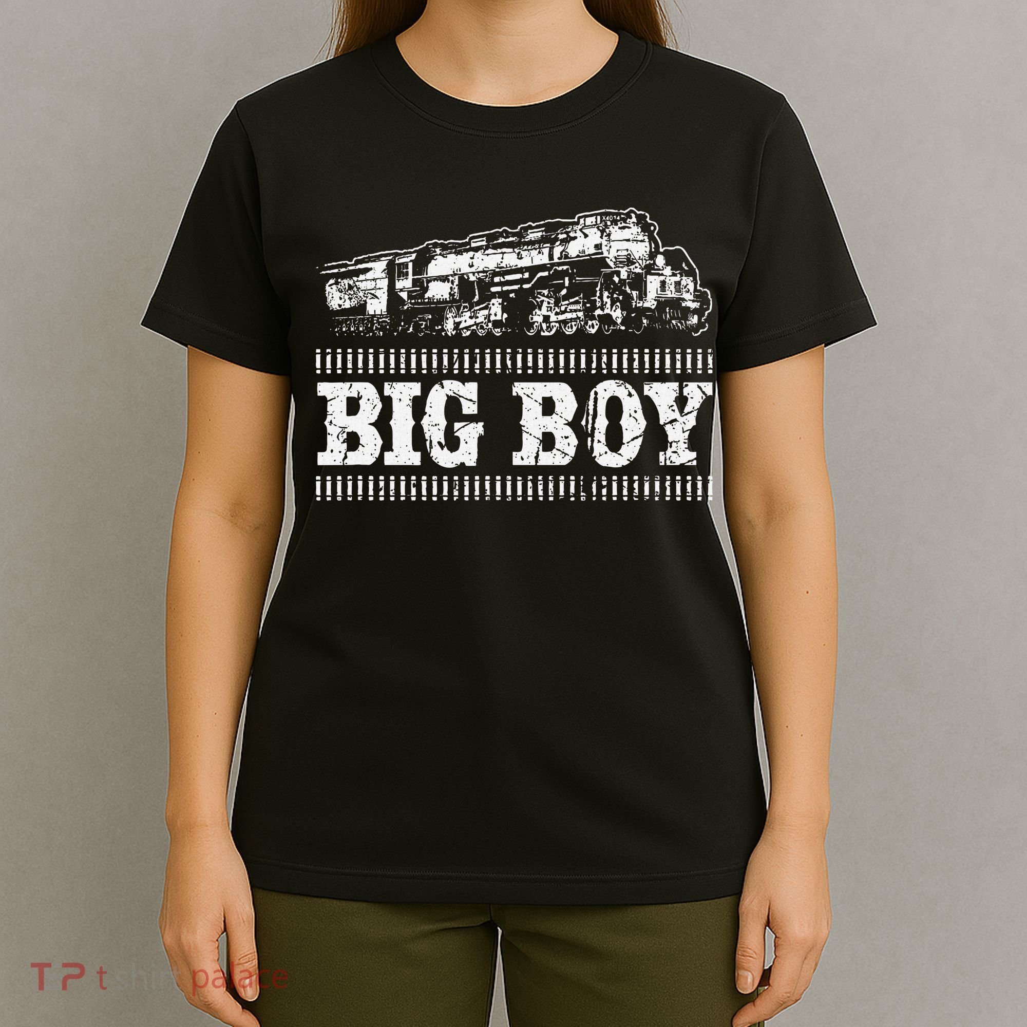 Big 4000 Classic Steam Locomotive Vintage American Train T-Shirt
