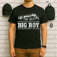 Big 4000 Classic Steam Locomotive Vintage American Train T-Shirt thumb 6