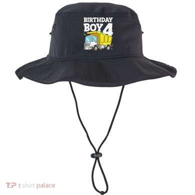 Birthday 4 Four Construction Truck 4th Birthday (1) Bucket Hat