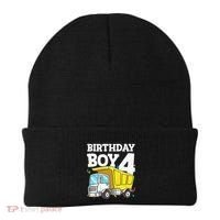 Birthday 4 Four Construction Truck 4th Birthday (1) Beanie thumb 0