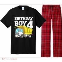 Birthday 4 Four Construction Truck 4th Birthday (1) Pajama Set thumb 0