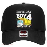 Birthday 4 Four Construction Truck 4th Birthday (1) Hat thumb 0