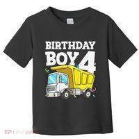 Birthday 4 Four Construction Truck 4th Birthday (1) Toddler T-Shirt thumb 0