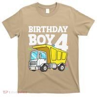 Birthday 4 Four Construction Truck 4th Birthday (1) T-Shirt thumb 0