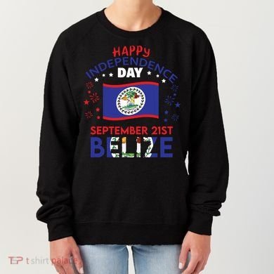 Belize 43rd Independence Day Belizean Pride Belize Flag Women's Sweatshirt