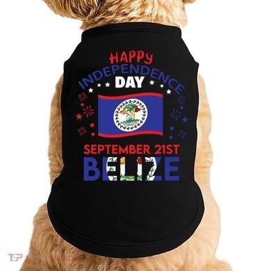 Belize 43rd Independence Day Belizean Pride Belize Flag Doggie Tank