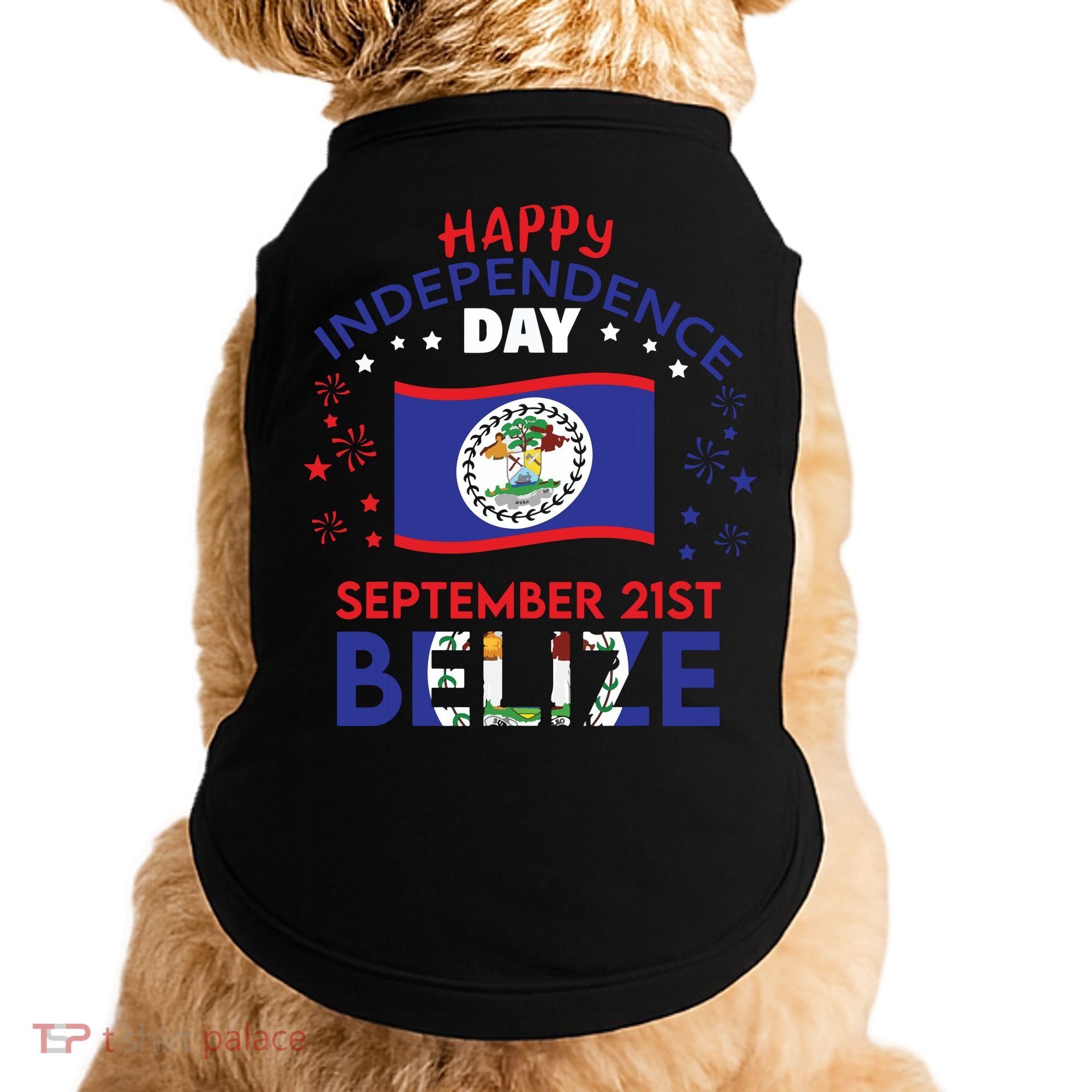 Belize 43rd Independence Day Belizean Pride Belize Flag Doggie Tank