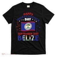 Belize 43rd Independence Day Belizean Pride Belize Flag T-Shirt thumb 0