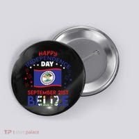 Belize 43rd Independence Day Belizean Pride Belize Flag Button thumb 0