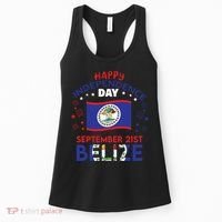 Belize 43rd Independence Day Belizean Pride Belize Flag Women's Tank Top thumb 0