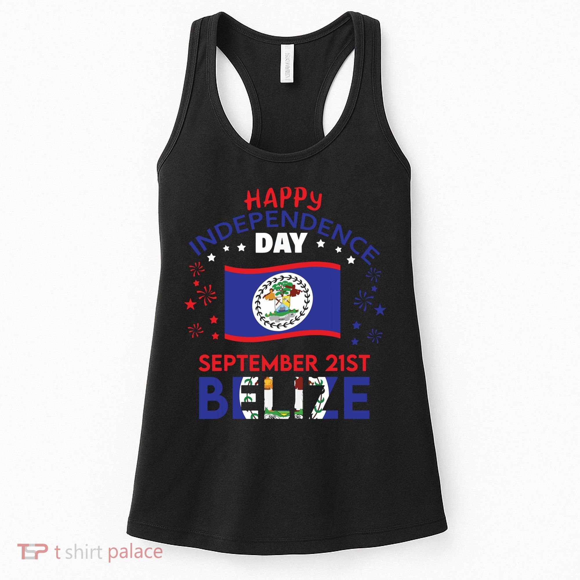 Belize 43rd Independence Day Belizean Pride Belize Flag Women's Tank Top