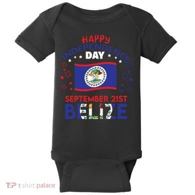 Belize 43rd Independence Day Belizean Pride Belize Flag Baby Bodysuit
