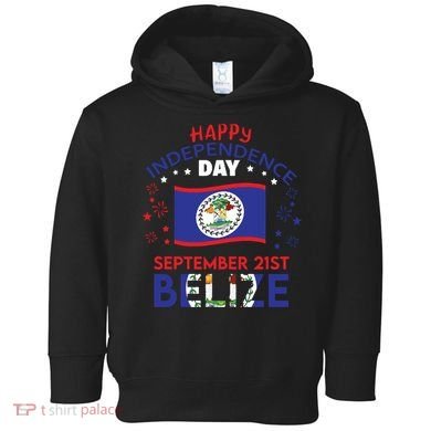 Belize 43rd Independence Day Belizean Pride Belize Flag Toddler Hoodie