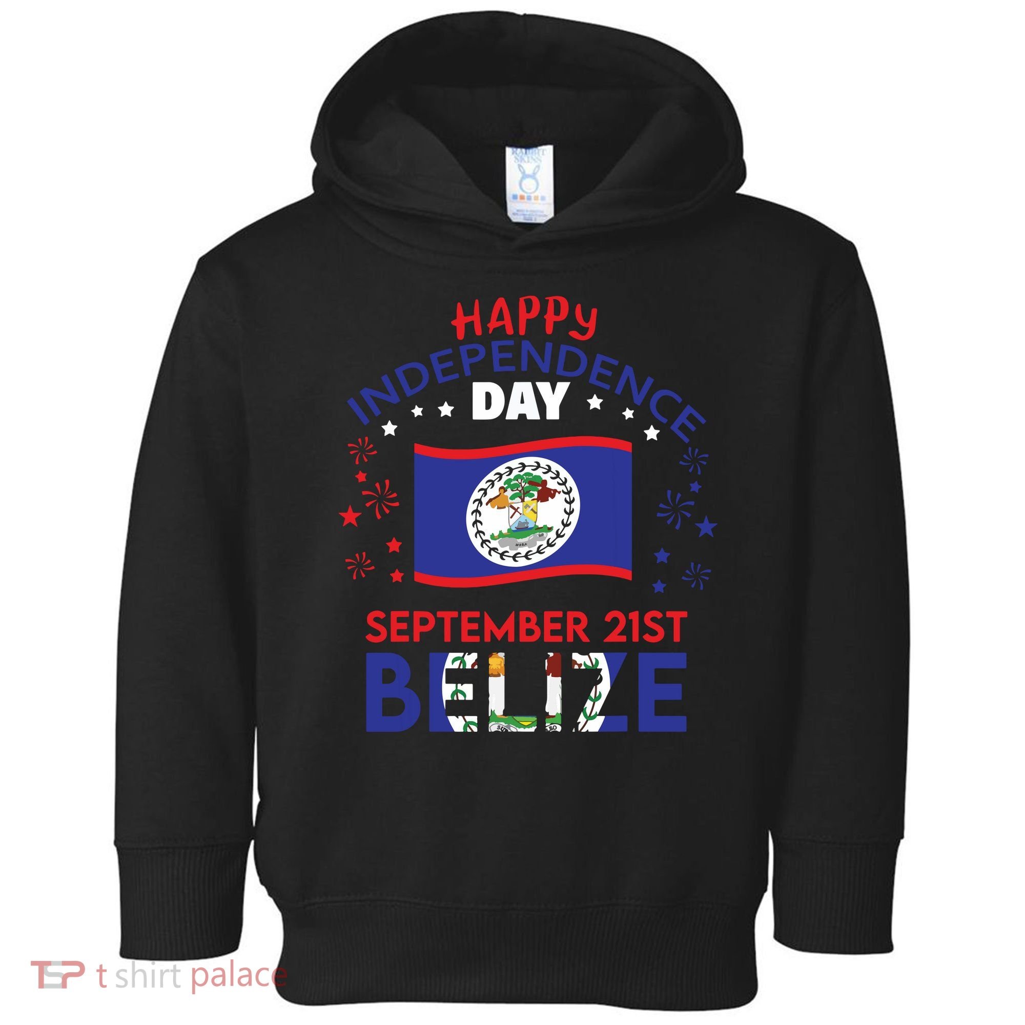 Belize 43rd Independence Day Belizean Pride Belize Flag Toddler Hoodie