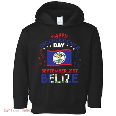 Belize 43rd Independence Day Belizean Pride Belize Flag Toddler Hoodie